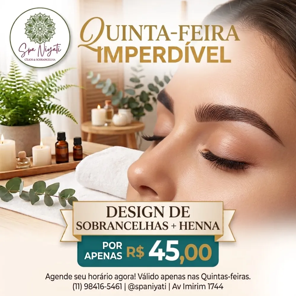 [Spa Niyati - Quinta-feira Imperdível]