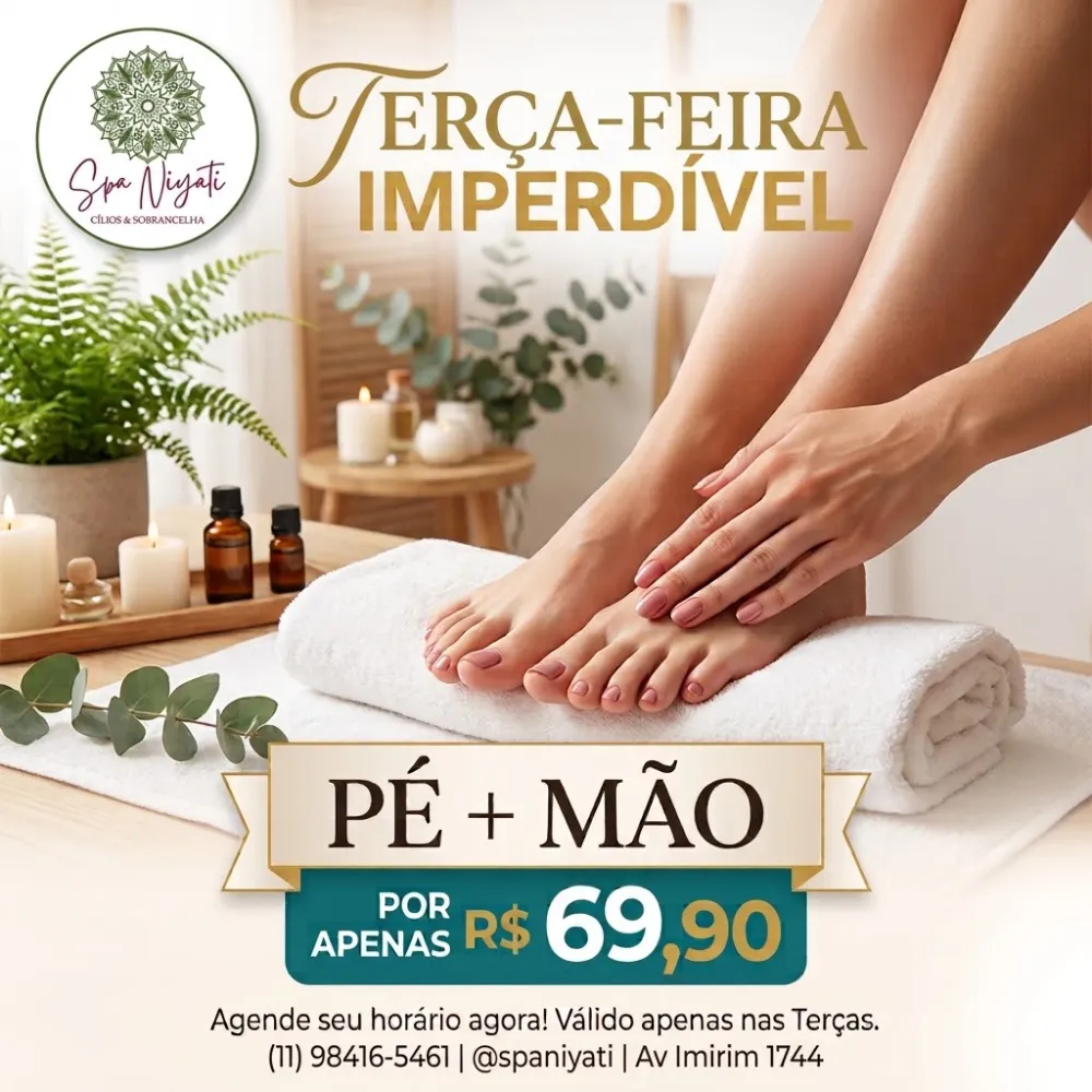 [Spa Niyati - Terça-feira Imperdível]